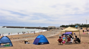 会瀬海水浴場の海